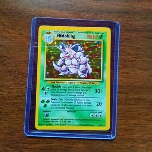 Original 1999 Nidoking Holographic Pokemon Card